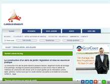 Tablet Screenshot of clairdevue-veranda.fr